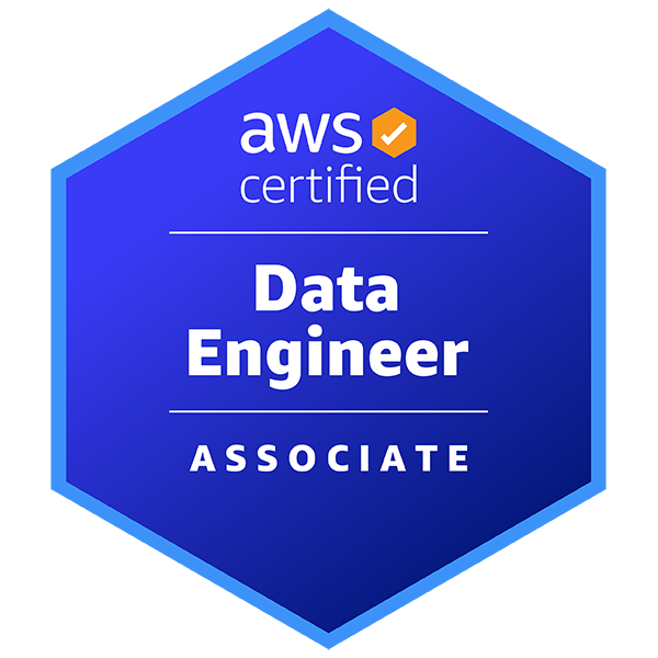 Amazon Web Services AWS Certified Data Engineer – Associate badge