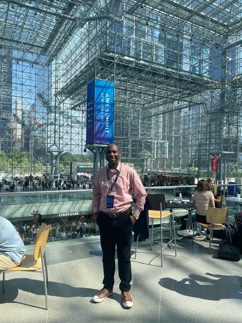 Felix at AWS Summit NYC - Javits Center atrium